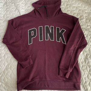 •PINK• Women’s Crewneck with high neck.